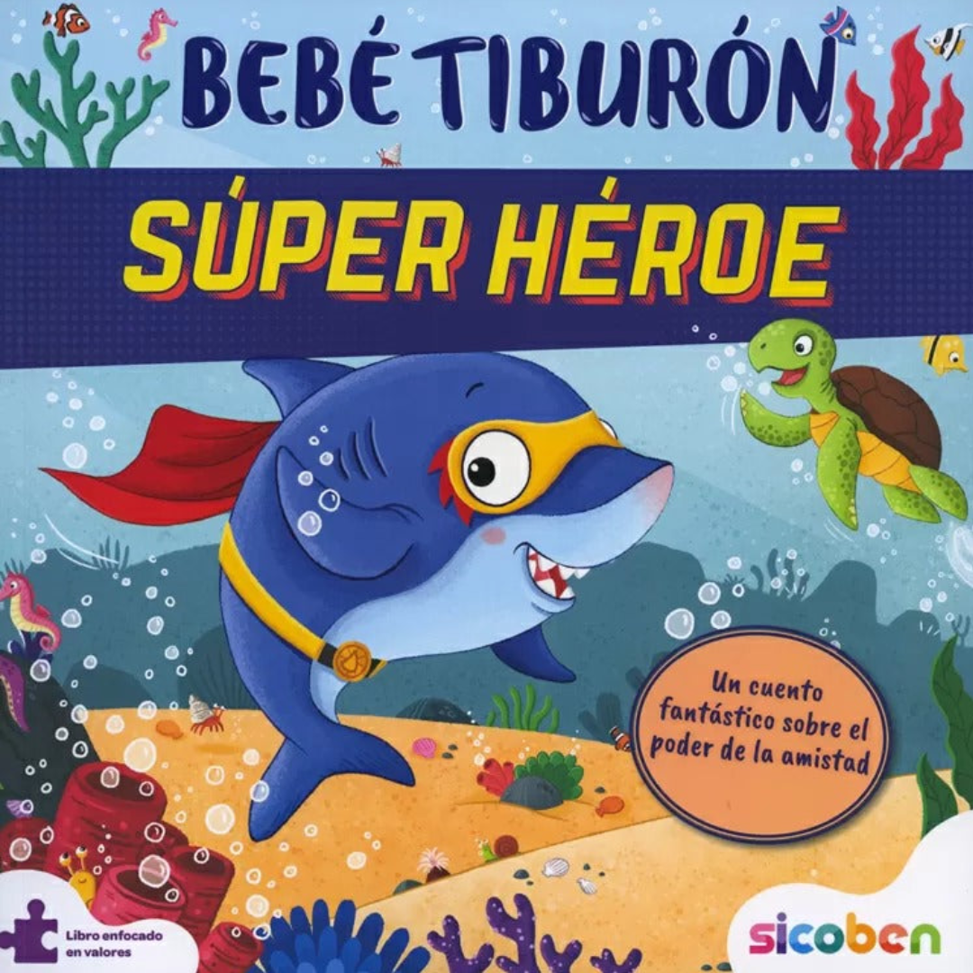 BEBÉ TIBURÓN SÚPER HÉROE