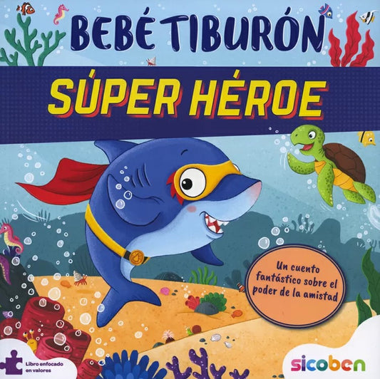 BEBÉ TIBURÓN SÚPER HÉROE